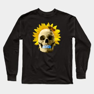 Skull & Butterfly Long Sleeve T-Shirt